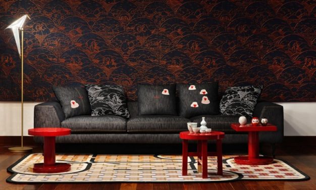 Moooi Wallcovering Tokyo Blue